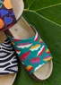 Sandalen "Botswana" met kurken zool (lichtoriëntgroen 40)