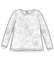 “Ada” lyocell/elastane jersey top