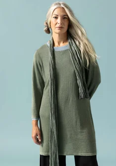Knit tunic in linen/recycled linen - hopper