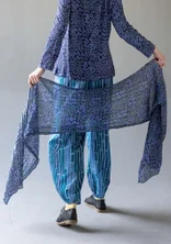 Schal „Desert“ aus Bio-Baumwolle - dunkelindigo