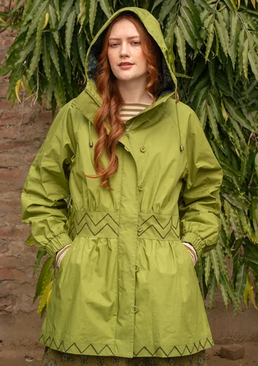 Parka „Judit“ aus Bio-Baumwollgewebe - birkenlaub
