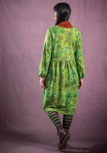 Gemustertes Kleid „Ada“ aus Bio-Baumwolle/Modal - salbei
