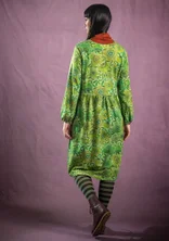 Gemustertes Kleid „Ada“ aus Bio-Baumwolle/Modal - salbei