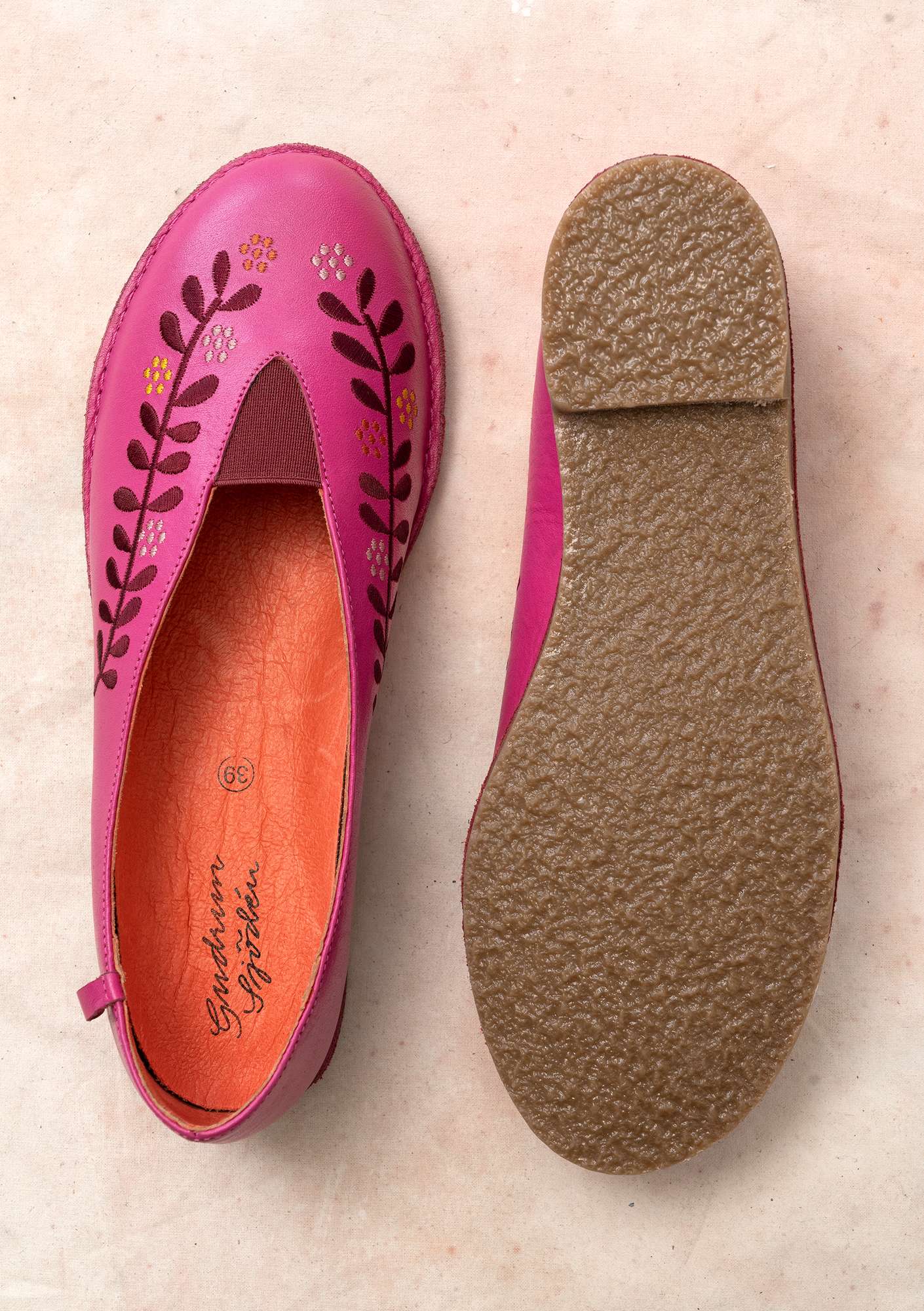 Schuhe „Lily“ aus Nappaleder hibiskus