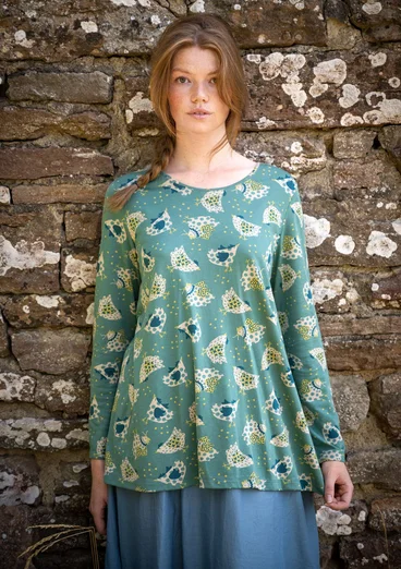 Bluse "Dolores" i økologisk bomuld/modal - malurt