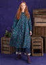 Kleid „Linnea“ aus Hanfgewebe (indigoblau S)