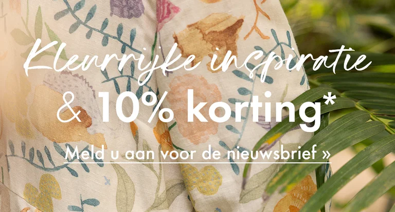 Kleurrijke inspiratie & 10% korting