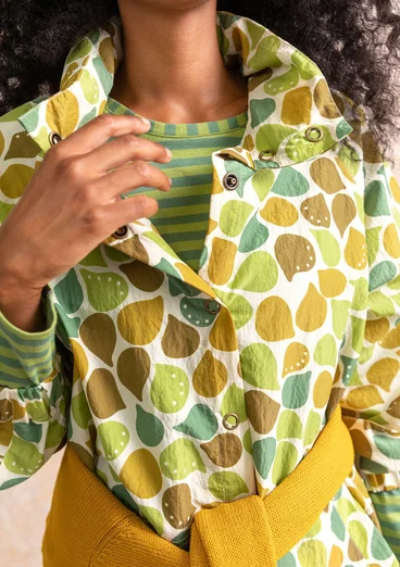 “Serafina” windcheater in recycled polyamide - kiwi