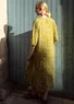 Webkleid „Flora Flow“ aus Viskose (thymian-gemustert L)