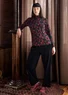 Top col roulé "Dagny" en jersey de lyocell/élasthanne (noir XS)