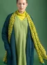 Schal „Jasmine“ aus Bio-Baumwolle (limettengrün Einheitsgröße)