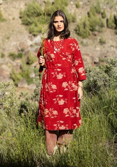 Kangasmekko ”Rose hip” ekopuuvillaa - akaatinpunainen