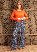 “Harriet” lyocell/elastane jersey trousers - midnight blue