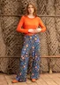 Pantalon "Harriet" en jersey de lyocell/élasthanne (bleu nuit XS)