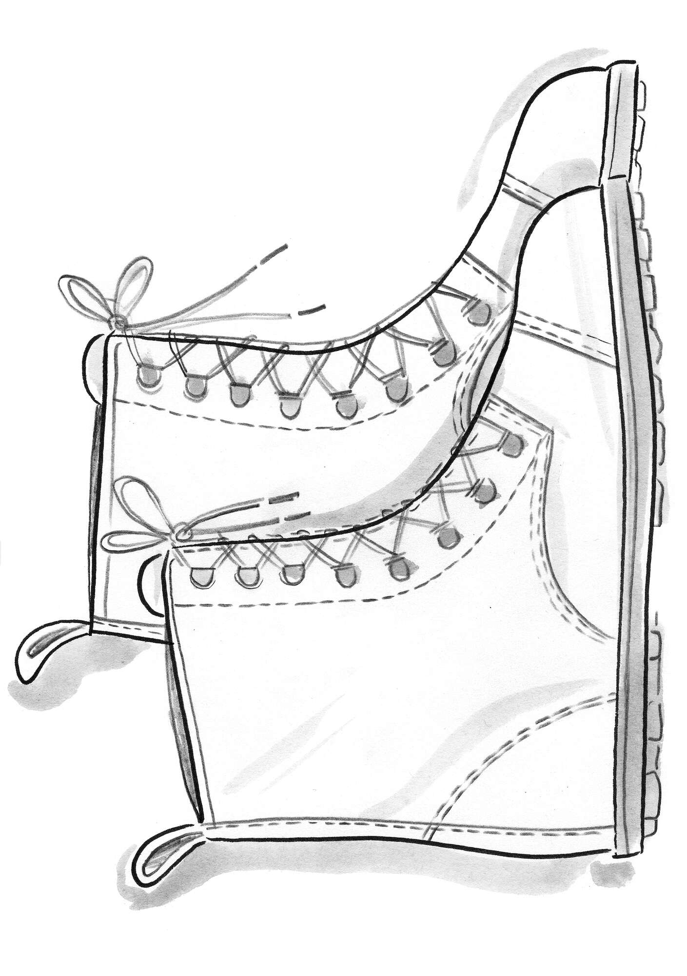 Nappa boots
