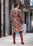 Robe "Rosendale" en coton biologique tissé (tomate M)