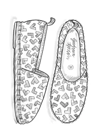Espadrilles ”Hake” en coton - naturel