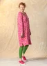 Robe "Spirit" en jersey de viscose de bambou/élasthanne (hibiscus/motif S)