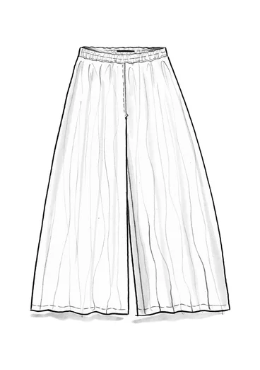 Kangashousut ekopuuvillaa - musta