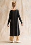 “Ada” jersey dress in lyocell/spandex black thumbnail
