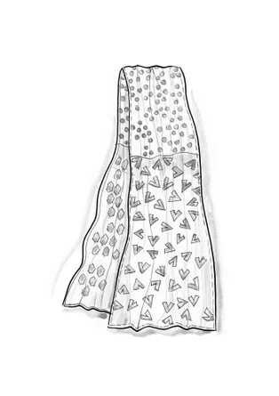 Écharpe ”Sally” en coton biologique - vert bouteille