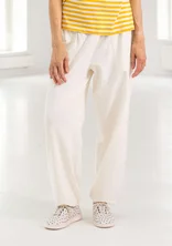 Jerseyhose aus Bio-Baumwolle/Elasthan - ungebleicht