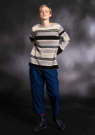 “Alfrida” recycled cotton sweater - heron