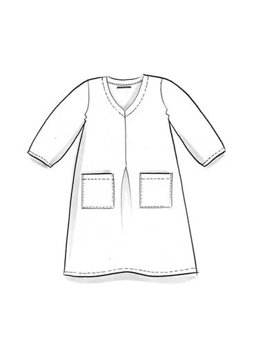 Robe à encolure en V - kiwi/stripe
