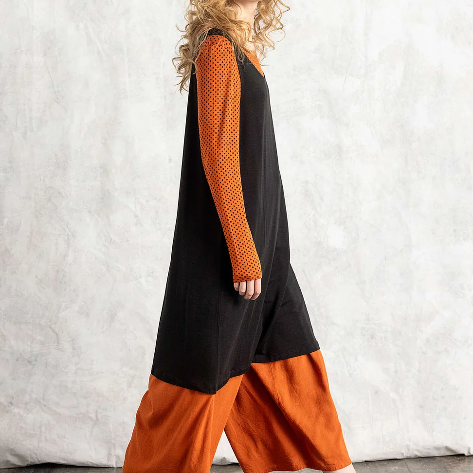 Trikoomekko lyocellia/elastaania - musta