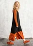 Jersey dress in lyocell/spandex (black XXL)