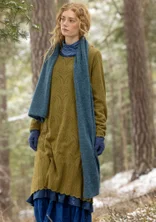 Strickkleid „Alma“ aus Bio-/Recycling-Baumwolle - dunkelolive