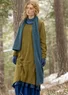 Strickkleid „Alma“ aus Bio-/Recycling-Baumwolle (dunkelolive M)