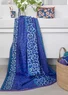 Drap de bain « Stars » en coton biologique (bleu brillant Taille unique)