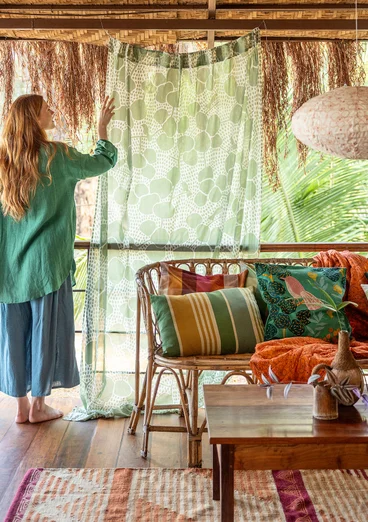 “Andes” wool rug - henna