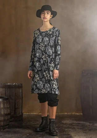 Robe "Wind" en jersey de modal - noir