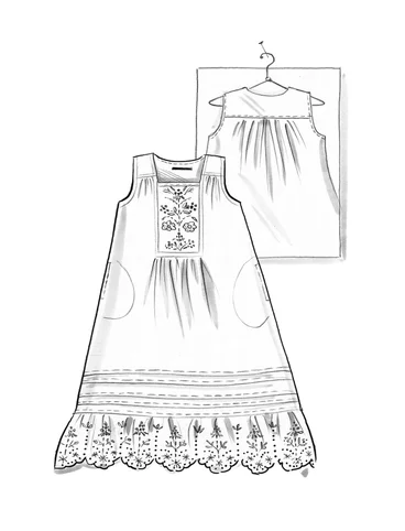 “Tuva” organic cotton dress - mrk0SP0hibiscus