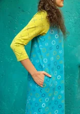 “Sparkle” organic cotton jersey dress - turquoise