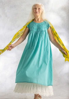 “Pezenas” woven organic cotton dress - jade