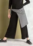 Pantalon en jersey de lyocell/élasthanne (noir M)