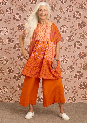 “Amber” organic cotton blouse - masala