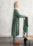 Jerseykleid „Judit“ aus Bio-Baumwolle/Modal (waldgrün-gemustert XXL)