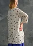 Kittelbluse „Sprint“ aus Leinen (natur-gemustert XXL)