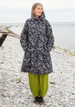 “Kaprifol” organic cotton coat - black