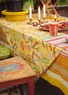 “Artichoke” tablecloth in organic cotton (coltsfoot One Size)