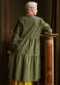 “Åland” woven organic cotton dress (pine S)