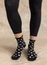 “Tindra” organic cotton sock (black S/M)