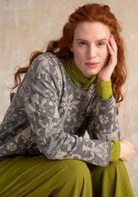 Strickpullover „Kivik“ aus Wolle/Bio-Baumwolle - aschgrau