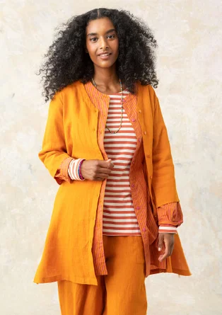Bluse aus Leinengewebe - masala