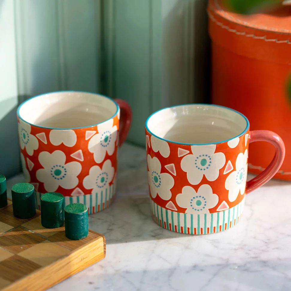 “Soni” ceramic mug - chilli