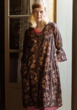 Webkleid „Meadow“ aus Bio-Baumwolle - dunkelerde